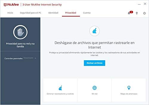 McAfee Internet Security 2019 - Antivirus, PC/Mac/Android/Smartphones, 1 Dispositivo, Suscripción de 1 año Código de activación por correo