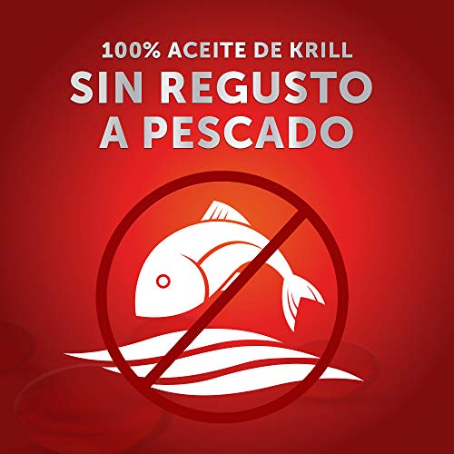 Megared Omega 3 - Aceite de Krill Complemento Alimenticio sin Regusto a Pescado 60 + 20 cápsulas gratis