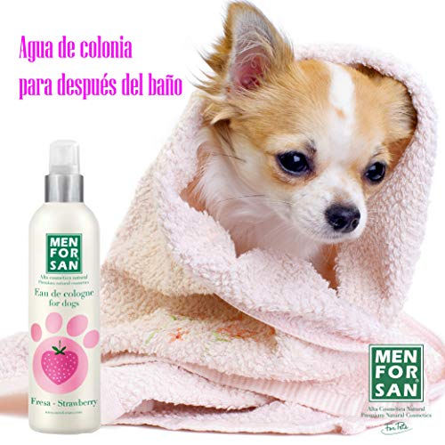 MENFORSAN Agua de Colonia para Perros Fresa - 125 ml