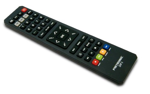 Metronic TCDE ZAP3 - Mando a distancia universal para TV y TDT, negro