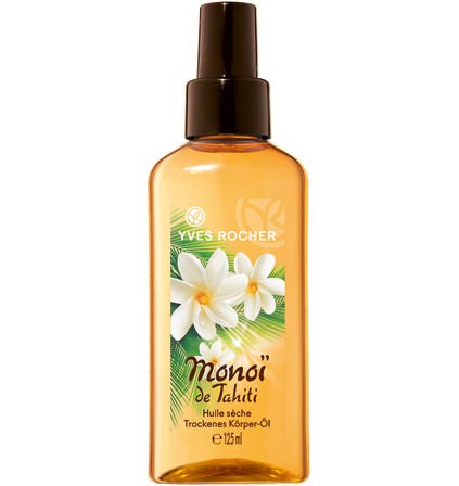 Monoi de Tahiti de Yves Rocher (125 ml), Aceite seco para el cuerpo para una piel cuidada y perfumada