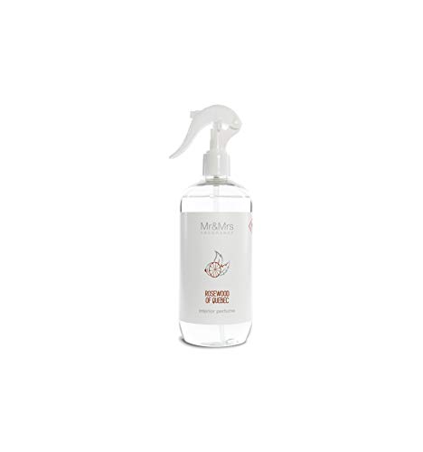 Mr&Mrs Fragance M&MJBLASPR005 Blanc Spray | Ambientador en spray para el hogar y para textiles | Aroma Rosewood of Quebec, Palo Santo de Quebec | Color transparente