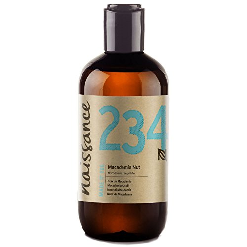 Naissance Nuez de Macadamia - Aceite Vegetal Prensado en Frío 100% Puro - 500ml (2 x 250ml)