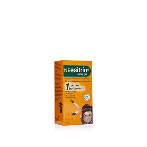 Neositrin Pack Champu (100ml) + Spray gel(60ml) para eliminar piojos y liendres en 1 minuto