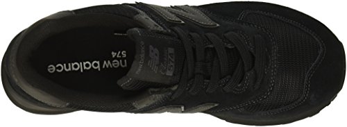 New Balance Hombre 574v2-core Trainers Zapatillas, Negro (Triple Black), 44 EU