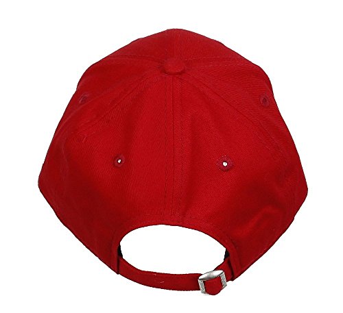 New Era 9FORTY - Gorra unisex para niños, color rojo / blanco, talla Joven ( Youth)