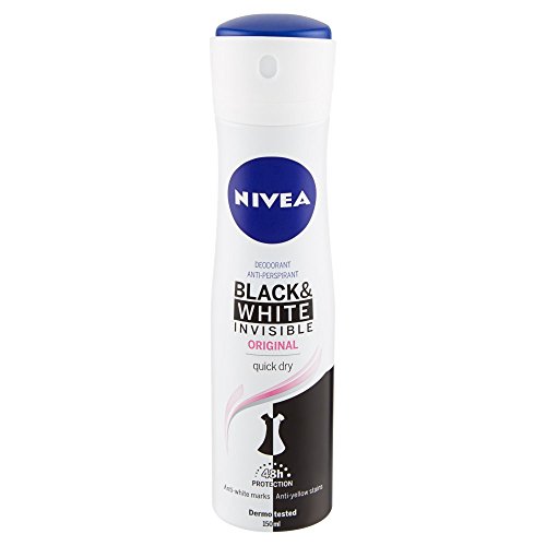 Nivea - Desodorante para mujer en spray invisible para Black&White Original – 150 ml