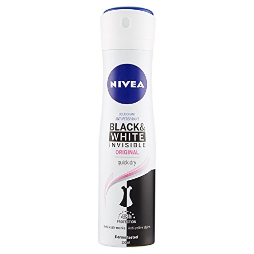 Nivea - Desodorante para mujer en spray invisible para Black&White Original – 150 ml