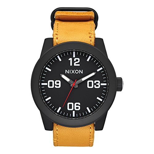 NIXON Reloj Analógico para Hombre de Cuarzo con Correa en Tela A2432448