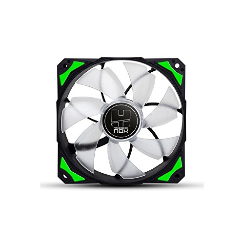 Nox Hummer H-FAN LED-Verde - NXHUMMERF120LG - Ventilador 12 mm, Led Verde