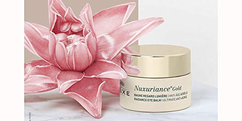 Nuxe - Bálsamo Nuxuriance Gold antienvejecimiento para contorno de ojos, piel seca y madura, 15 ml