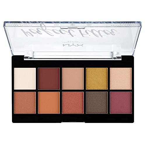 NYX Professional Makeup Paleta de sombras de ojos Perfect Filter Shadow Palette Tono 2 Rustic Antique Color Multicolor