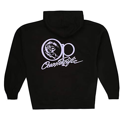 Ocean Pacific Tonal Core Logo Hoodie Sudadera con Capucha, Negro, Small para Hombre