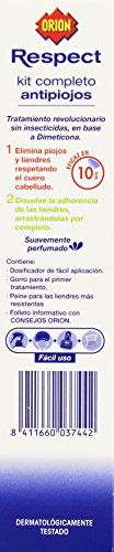 Orion Respect - Kit Completo Antipiojos (Loción Antipiojos + Crema Desprende Liendres)