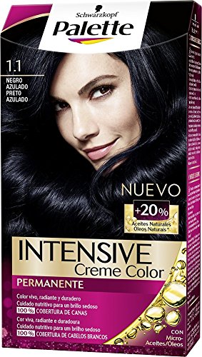 Palette Intense - Tono 1.1 Negro Azulado - 2 uds - Coloración Permanente - Schwarzkopf