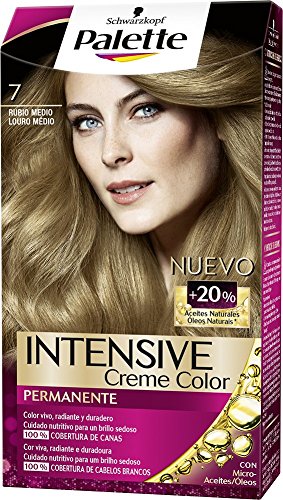 Palette Intense - Tono 7 Rubio Medio Toffee - Coloración Permanente - Schwarzkopf