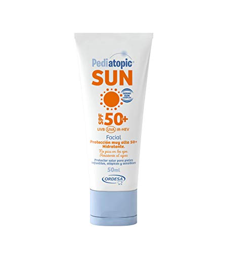 Pediatopic Sun Facial 50ml, Protector solar para pieles infantiles, atópicas y sensibles