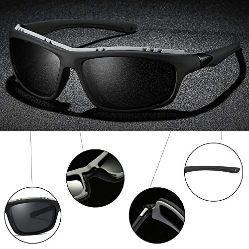 Perfectmiaoxuan Gafas de sol polarizadas para hombre mujer/Golf de pesca fresco Ciclismo El golf Conducción Pescar Alpinismo Deportes al aire libre Gafas de sol