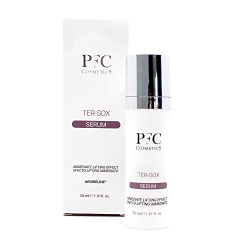 PFC Cosmetic Serum Facial Ter-Sox Serum Efecto Botox 30ml Tratamiento antiedad con Argireline® Crema Suave Antienvejecimiento Natural el Cuidado Personal de la Cara y Piel