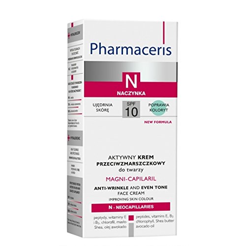 Pharmaceris N - MAGNI-CAPILARIL anti-arrugas and even tono crema facial for cuperosis piel (50 ml)