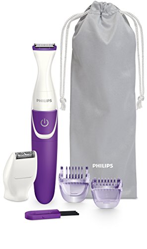 Philips BRT383/15 - Recortadora de precisión femenina, color blanco y morado