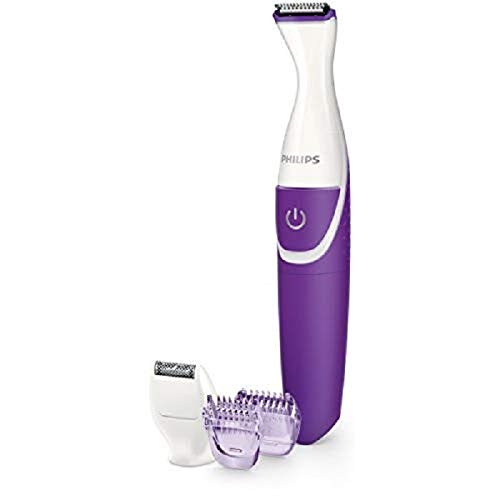 Philips BRT383/15 - Recortadora de precisión femenina, color blanco y morado