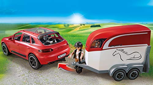 PLAYMOBIL Sports & Action Porsche Macan GTS con Efectos de Luz, a Partir de 4 Años (9376)