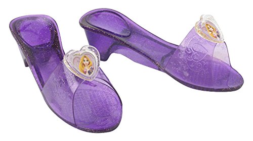 Princesas Disney - Zapatos de Rapunzel para niña, color lila - Talla 4-6 años (Rubies-35357)