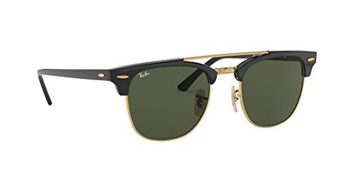 Ray-Ban 0RB3816, Gafas de Sol Unisex Adulto, Negro (Green Classic), 49