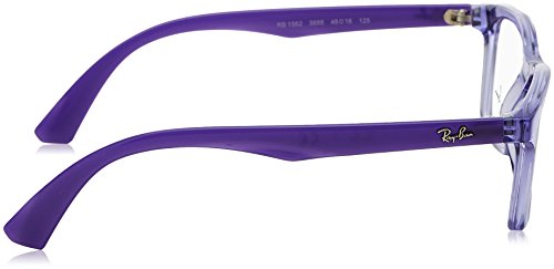 Ray-Ban 0Ry1562, Monturas de Gafas Unisex-Niños, Marrón (Transparente Violet), 48