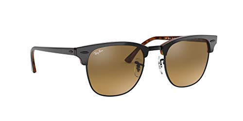 Ray-Ban Clubmaster Color Mix RB3016-12773K-51 Gafas, Havana, 49 Unisex Adulto