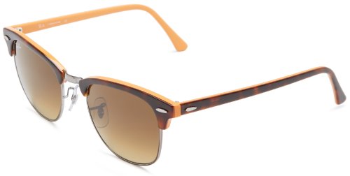 Ray-Ban Clubmaster Color Mix RB3016-1278T6-51 Gafas de sol, Azul, 51 Unisex