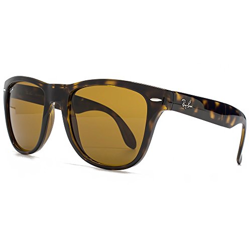 Ray-Ban de la tortuga de Brown B-15 de 54 mm PLEGABLE gafas de sol Wayfarer cuadrado clásico