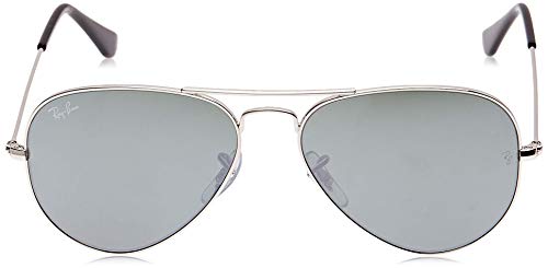 Ray-Ban - Gafas de sol Aviador RB3025-W3275 Large Metal Aviator RB 3025 W3275, Silver (Silber)