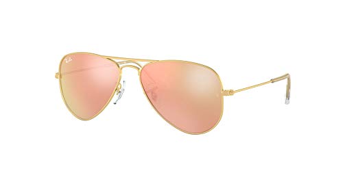 Ray-Ban JUNIOR 0rj9506s Gafas de sol, Matte Gold, 50 Unisex-Niño