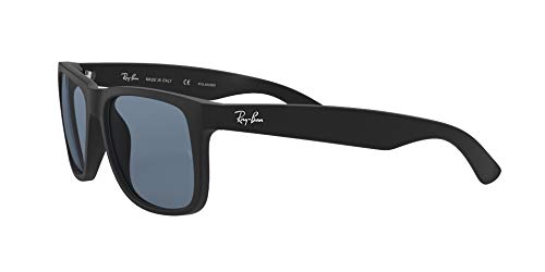 Ray-Ban Justin RB4165 - Gafas de sol Unisex, Negro (Blue Classic 622/2V), 55 mm