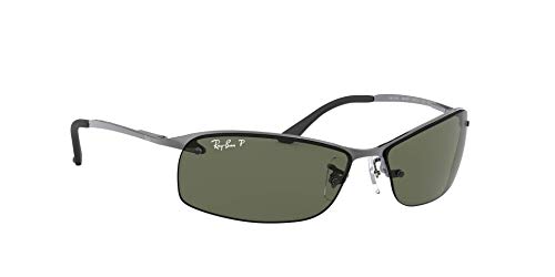 Ray-Ban RB 3183 Gafas de sol, Gunmetal, 64 para Hombre