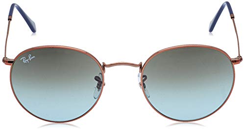 Ray-Ban Round Metal Gafas De Sol, Gold, 50 Unisex