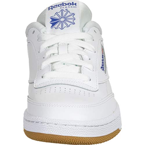 Reebok Club C 85, Zapatillas de Gimnasia para Hombre, Blanco INT White Royal Gum, 37.5 EU