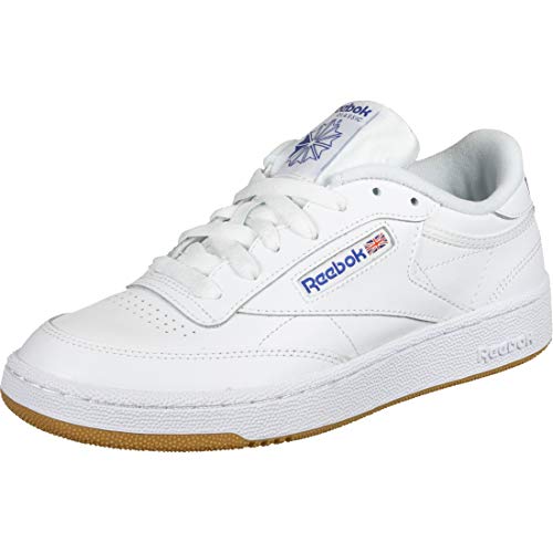 Reebok Club C 85, Zapatillas para Hombre, Blanco (INT White/Royal Gum), 42 EU