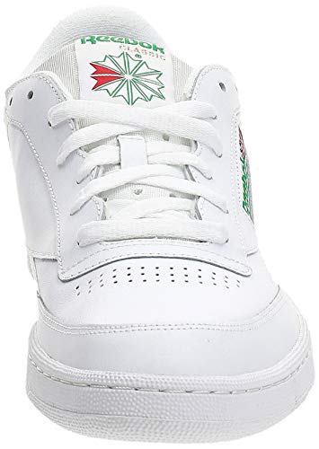 Reebok Club C 85, Zapatillas para Hombre, Blanco Intense White Green 0, 37.5 EU