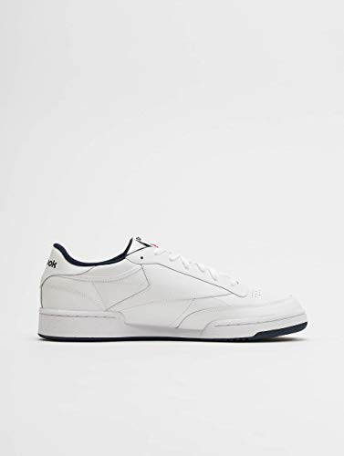 Reebok Club C 85, Zapatillas para Hombre, Blanco (Intense White/Navy 0), 39 EU