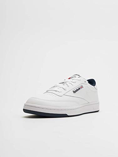 Reebok Club C 85, Zapatillas para Hombre, Blanco (Intense White/Navy 0), 39 EU