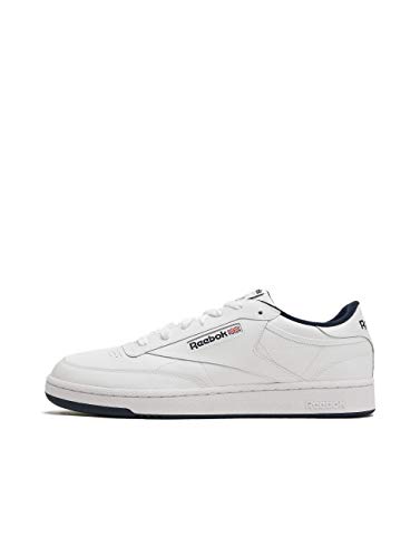 Reebok Club C 85, Zapatillas para Hombre, Blanco (Intense White/Navy 0), 39 EU