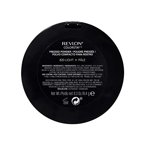 Revlon ColorStay- Polvo prensado, tono 820 Light, 8.4 g