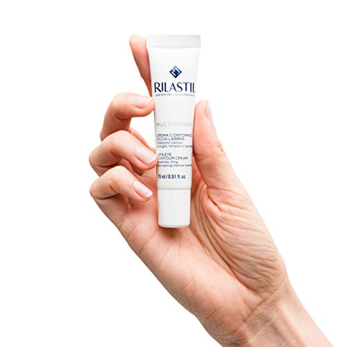 Rilastil Multirepair - Contorno de Ojos y Labios, Hidratante, Reparador y Antiarrugas - 15 ml