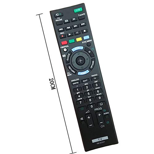 RM-ED047 Reemplazo de Control Remoto para Sony Bravia TV - Compatible con Todos los Controles remotos de Sony TV RM-YD103 RM-ED047 rm-ed050 rm-ed060 rm-ed061 KDL-40HX750 KDL-46HX850 KDL-32R300B