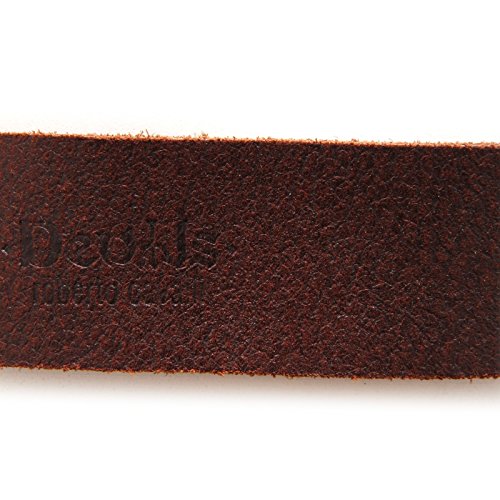 Roberto Cavalli 4867V cintura bimbo DEVILS brown leather belt boy kid [7 YEARS]