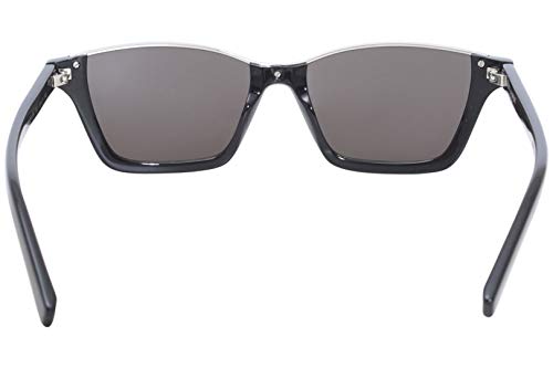 Saint Laurent gafas de sol SL 365 DYLAN 002 gafas Unisex, color Negro, lentes negros de tamaño de 53 mm