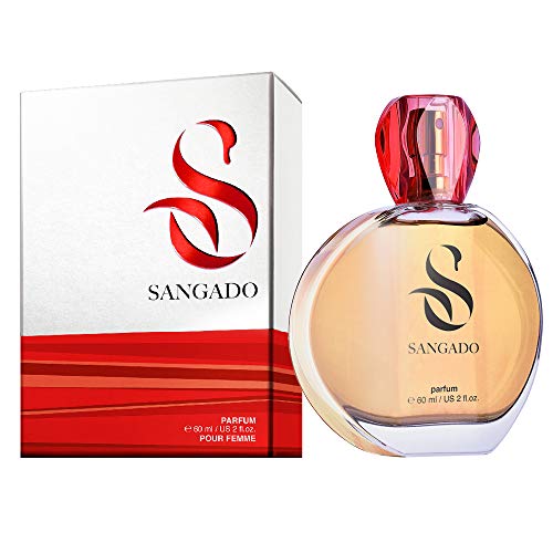 SANGADO Vainilla Capucchino Perfume para Mujeres, Larga Duración de 8-10 horas, Olor Lujoso, Oriental Vainilla, Francesas Finas, Extra Concentrado (Parfum), Spray de 60 ml, Un Gran Regalo Para Mujeres